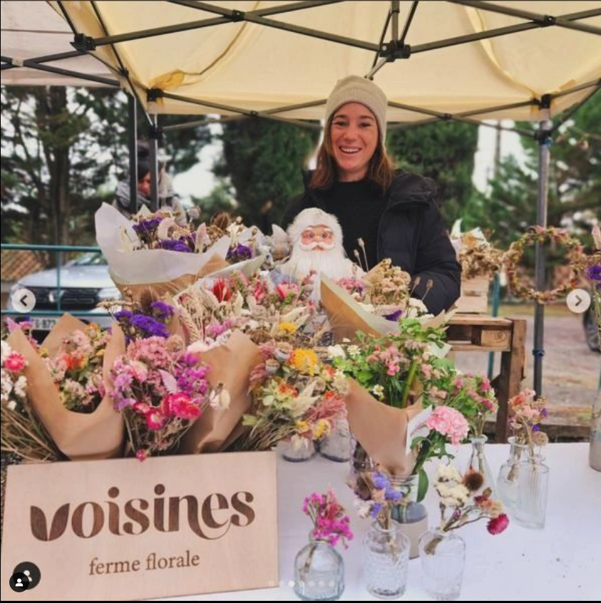 Panneau Voisines Ferme Florale