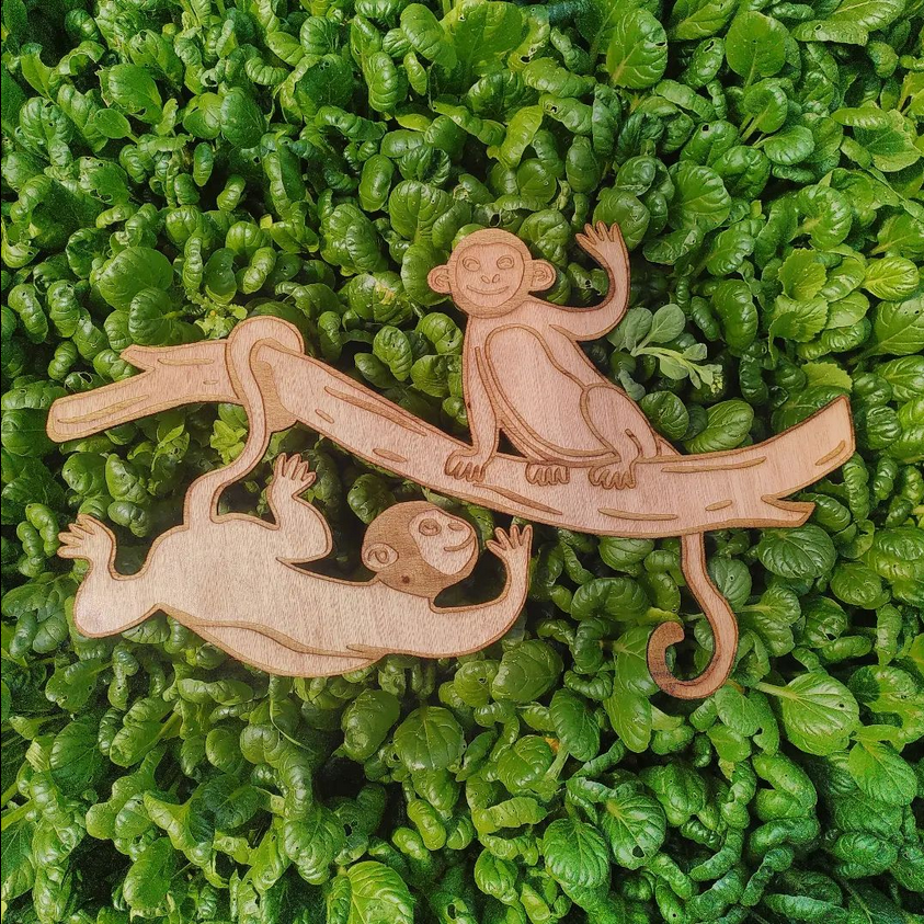 Exemple de gravure laser sur bois